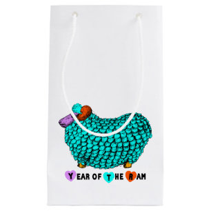 Funny Turquoise Ram Chinois Année Zodiac S Sac cad