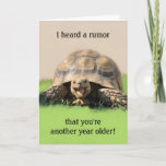 Funny Turtle Birthday Card für jedes Kind Karte<br><div class="desc">Eine lustige Geburtstagskarte für Kinder,  die mit Ihrer personalisierten Nachricht individuell anpassbar ist.</div>