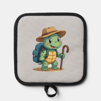 Funny Turtle Hiking Graphic Camping Lover Adventur Topflappen
