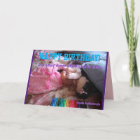 Funny Tuxedo Cat Inner Kind Happy Birthday Card