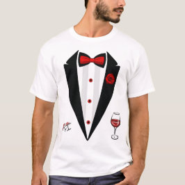 Funny Tuxedo Kostüm Valentine's Day Formal Tux T-Shirt