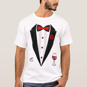 Funny Tuxedo Kostüm Valentine's Day Formal Tux T-Shirt