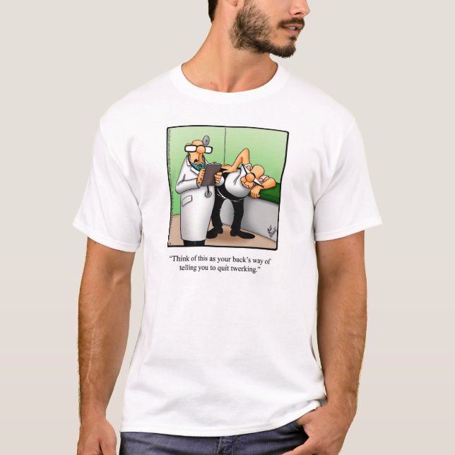 Funny Twerking Spaß Tee Shirt (Vorderseite)