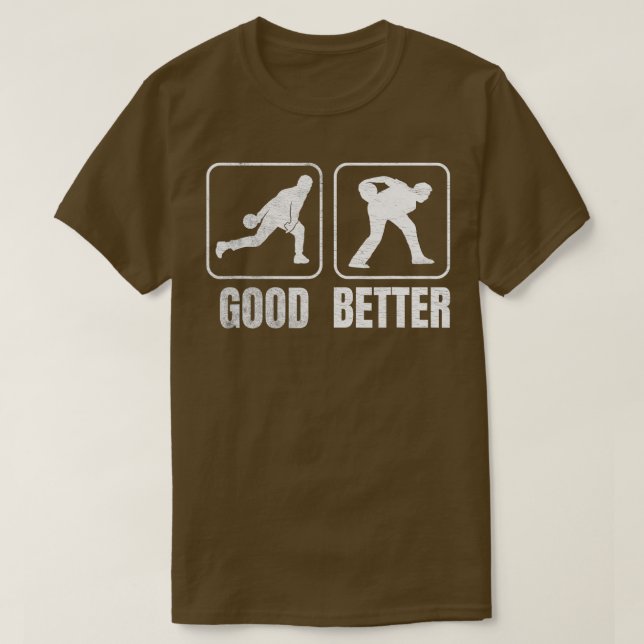 Funny Two Handheld Bowling Bowler Men Women Kids T-Shirt (Design vorne)