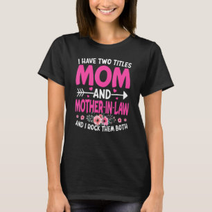 Funny Two Titles Mama und Blume Moth T-Shirt