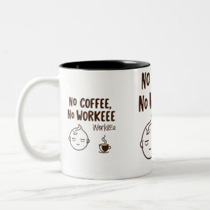 Funny Two-Tone Tasse für Kaffeeliebhaber