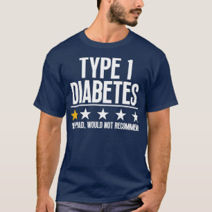 Funny Typ 1 Diabetes 2 T-Shirt