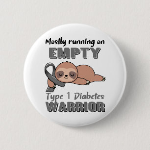 Funny Typ 1 Diabetes Awareness Ohrts Button