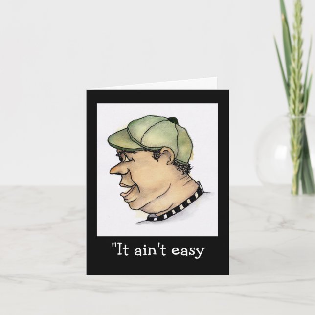 Funny Typ ist König Karte (Vorderseite)