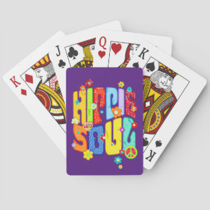 Funny Typografy - HIPPIE-SOUL 1 Spielkarten