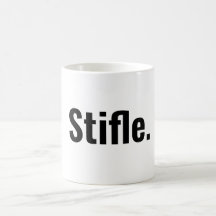 Funny Typografy Kaffee Zitat Stifl sei ruhig