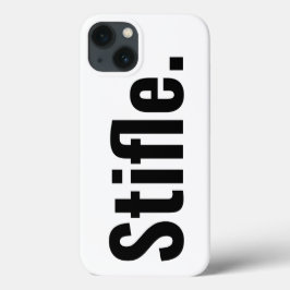 Funny Typografy Zitat stiffbe ruhig sarkastisch Case-Mate iPhone Hülle