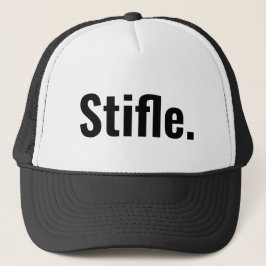 Funny Typografy Zitat stiffbe ruhig sarkastisch Truckerkappe