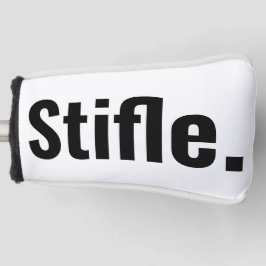 Funny typography sarcastic Zitat stumpfen ruhig se Golf Headcover