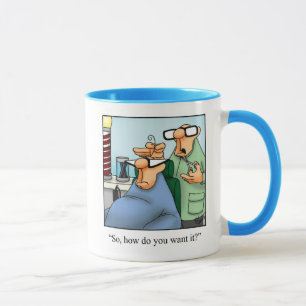 Funny über dem Hügel Geburtstagsfeier Tasse für ih