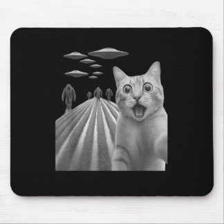 Funny überraschend beängstigend Katze Selfie mit B Mousepad
