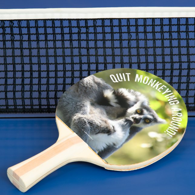 Funny überraschend Lemurs von Madagaskar Tischtennis Schläger (InSitu)