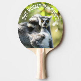 Funny überraschend Lemurs von Madagaskar Tischtennis Schläger