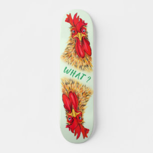 Funny überrascht Neugierige Liste - Was ? - Spaß Skateboard