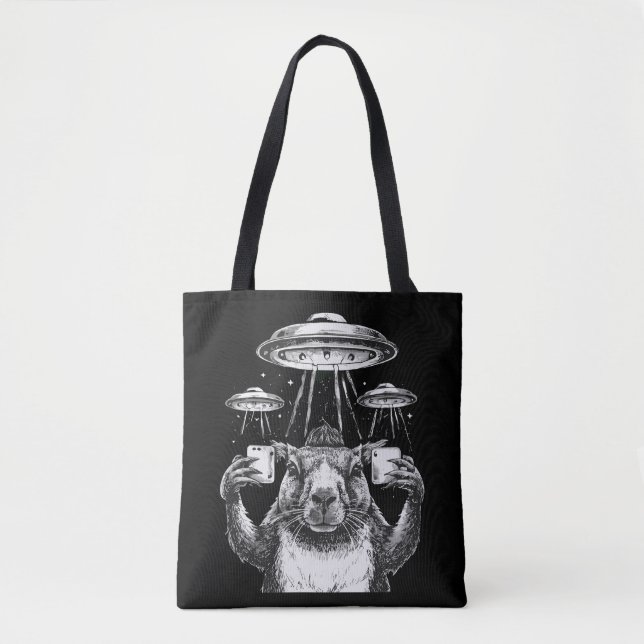 Funny UFOs Selrd Capybara UFOs Spaß Tasche (Vorderseite)