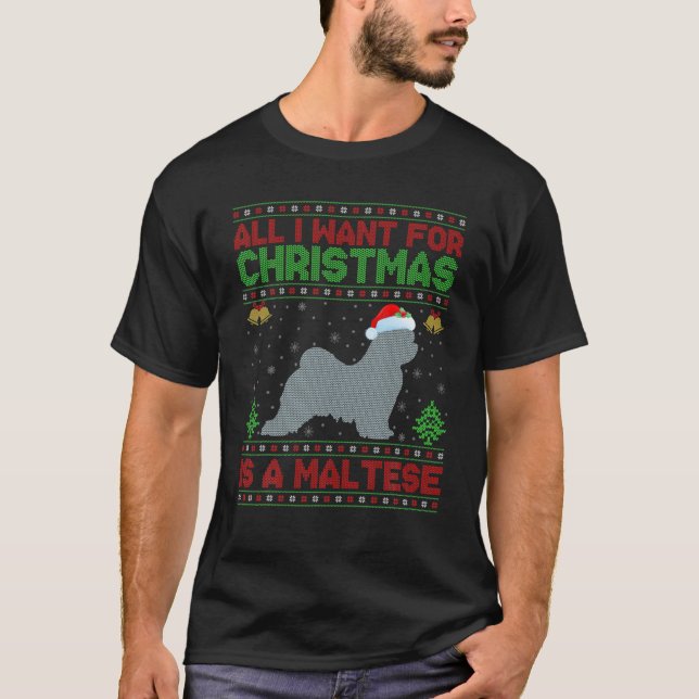 Funny Ugg alles, was ich zu Weihnachten Gewollt ha T-Shirt (Vorderseite)