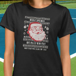 Funny Uggli Christmas Sweater Custom Pickleball T-Shirt<br><div class="desc">Mit diesem phantastischen Hemd werden Sie während der Ferienzeit auf den Pickleball-Plätzen getroffen. Das Design besticht durch eine Vintage Weihnachtswand,  pickleballs und Weihnachtsdekorationen. Fügen Sie drei Zeilen benutzerdefinierten Text hinzu. Ideal für einen Urlaub pickleball Geschenk geben.</div>
