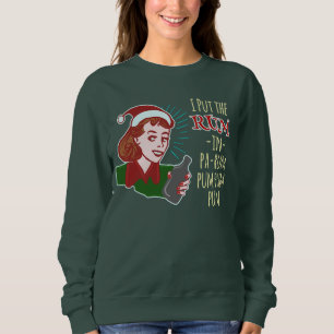 Funny Uggli Christmas Sweater Retro Rum Woman Spa Sweatshirt