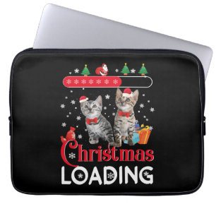 Funny Ugly Christmas Cat Laptopschutzhülle