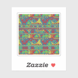 Funny Ugly Christmas Sweater Pattern Holiday  Aufkleber