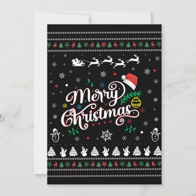 Funny Ugly Frohe Weihnachten (Vorderseite)
