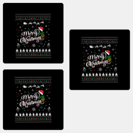 Funny Ugly Frohe Weihnachten Etiketten