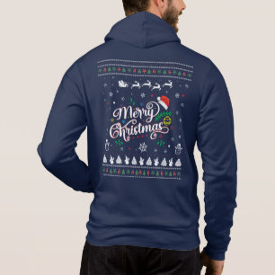 Funny Ugly Frohe Weihnachten Hoodie