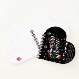 Funny Ugly Frohe Weihnachten Notizbuch