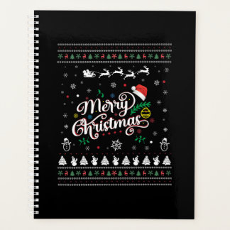 Funny Ugly Frohe Weihnachten Planer