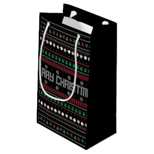 Funny Ugly Frohe Weihnachtsmuster Kleine Geschenkt Geschenktüte