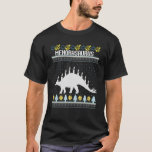 Funny Ugly Hanukkah Sweater Dinosaur Menorah Dino T-Shirt<br><div class="desc">Funny Ugly Hanukkah Sweater Dinosaur Menorah Dino.</div>