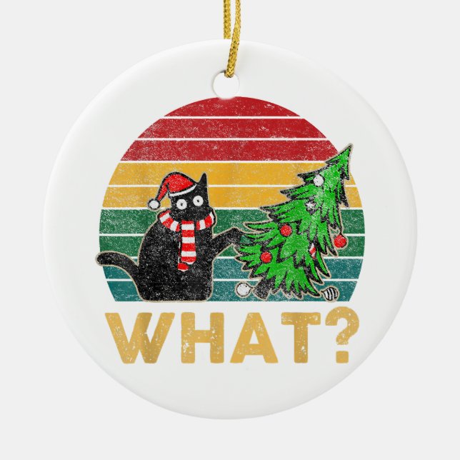 Funny Ugly Sweater Christmas Shirt Kinderspielplat Keramik Ornament (Vorne)
