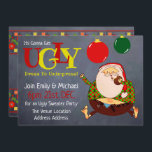 FUNNY UGLY SWEATER Weihnachten Einladen Chalkboard Einladung<br><div class="desc">1.Dieser Eintrag kann für verschiedene Gelegenheiten verwendet werden,  einschließlich der einfachen Bearbeitung des Textes nach Bedarf. _______________________________________________________________________________ 2. Wenn Sie Hilfe,  passende Elemente oder ein benutzerdefiniertes Design benötigen,  kontaktieren Sie Designer LeahG über die Registerkarte unten. _______________________________________________________________________</div>