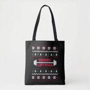 Funny Ugly Weihnachten Heben Gymnastik - Tasche