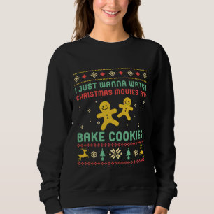 Funny Ugly Weihnachts Sweater Backkost Bäcker Sweatshirt