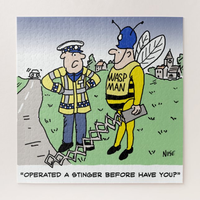 Funny UK Traffic Police Cartoon (Vertikal)