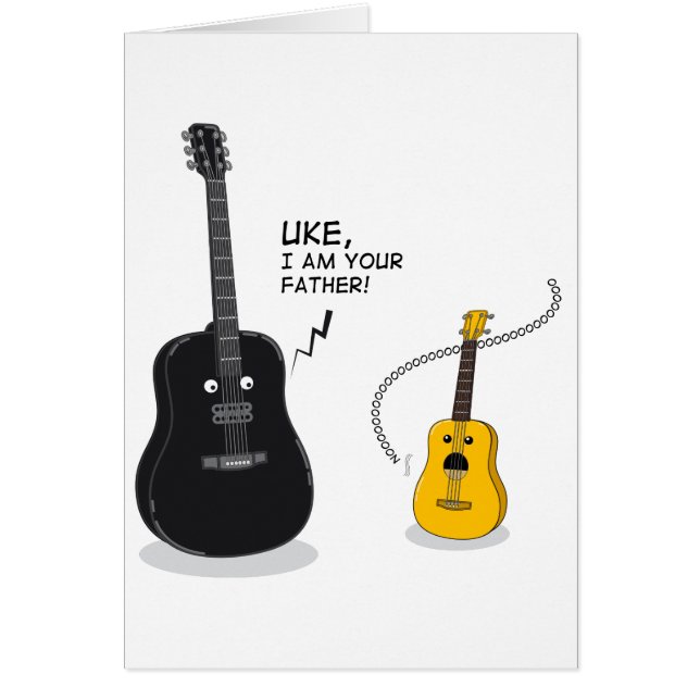 Funny Uke, ich bin dein Vater!Kissen (Vorne)