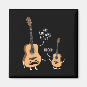 Funny Uke Ich bin dein Vater T Shirt Ukulele Gitar Magnet