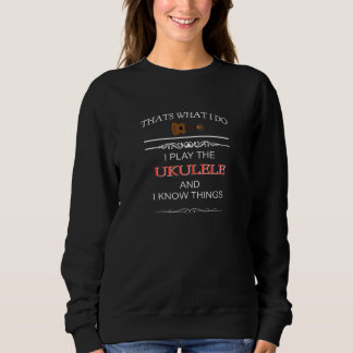 Funny Ukulele Geschenk Sweatshirt
