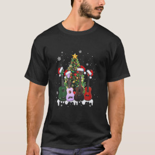 Funny Ukulele Weihnachtsbaum Merry Xmas Lover S T-Shirt