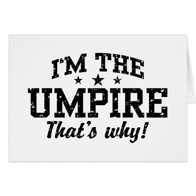Funny Umpire (Vorderseite (Horizontal))