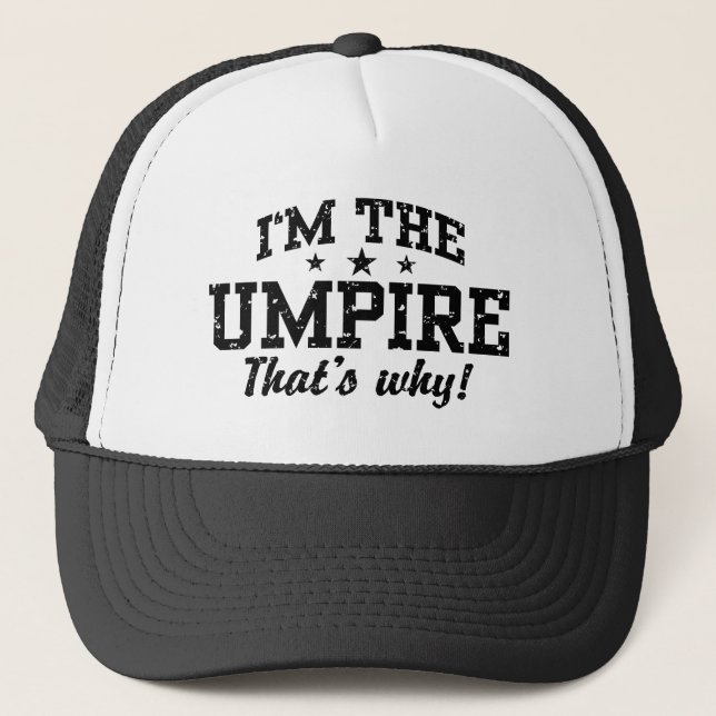 Funny Umpire Truckerkappe (Vorderseite)