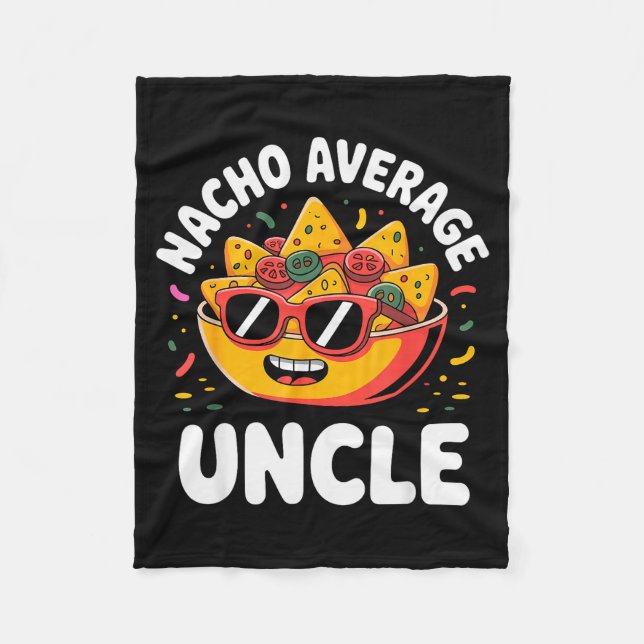 Funny Uncle Design For Uncle Men First Time Uncle  Fleecedecke (Vorderseite)