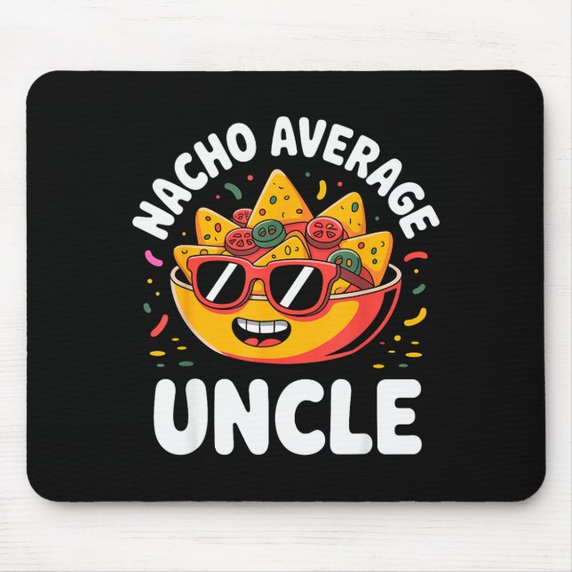 Funny Uncle Design For Uncle Men First Time Uncle  Mousepad (Vorne)