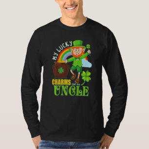 Funny Uncle Paddy Day St Patricks Lucky Charms Cal T-Shirt